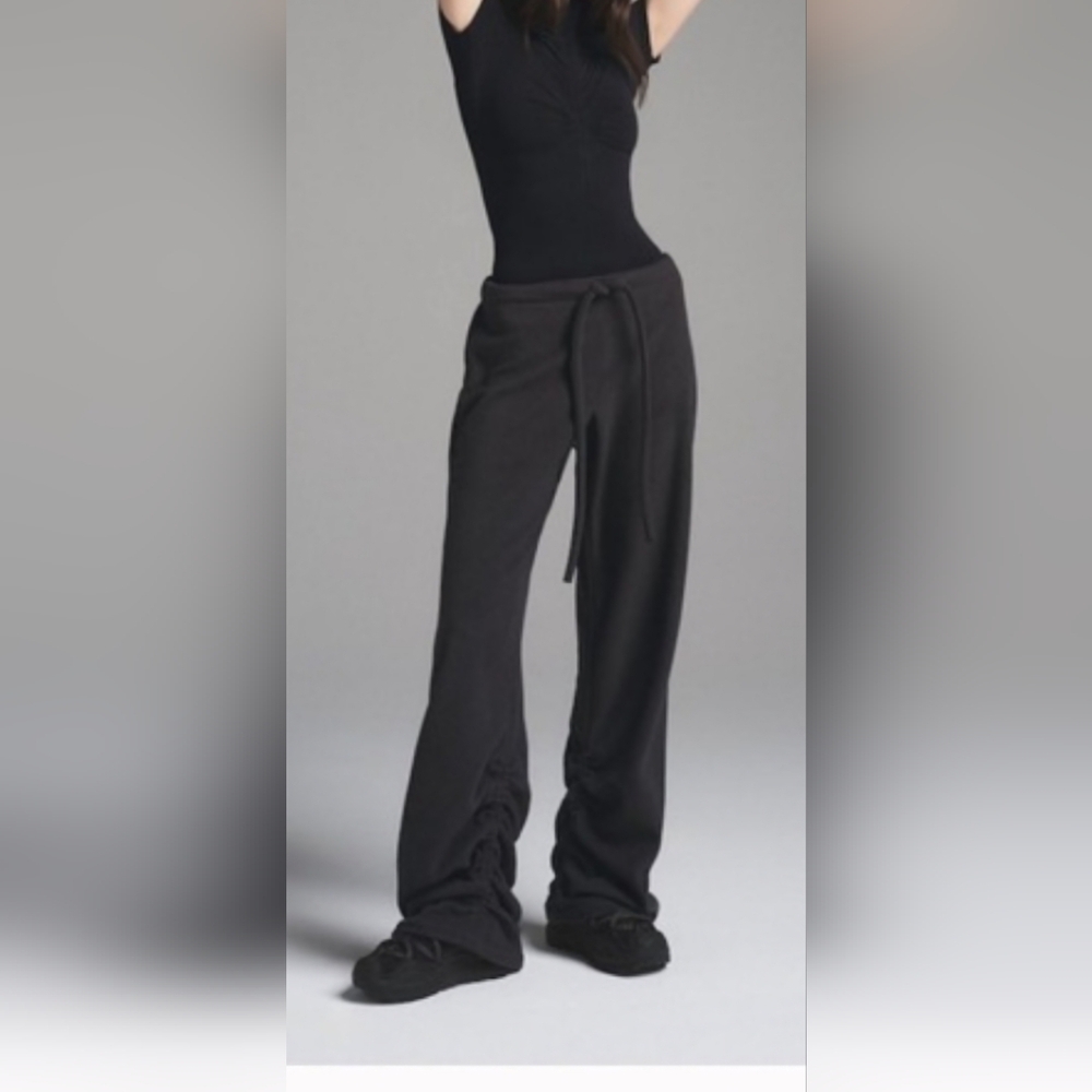 Skims Cozy Black Sweatpants.